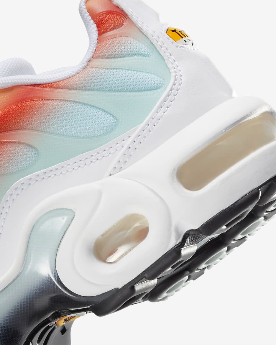 All white air max plus toddler best sale